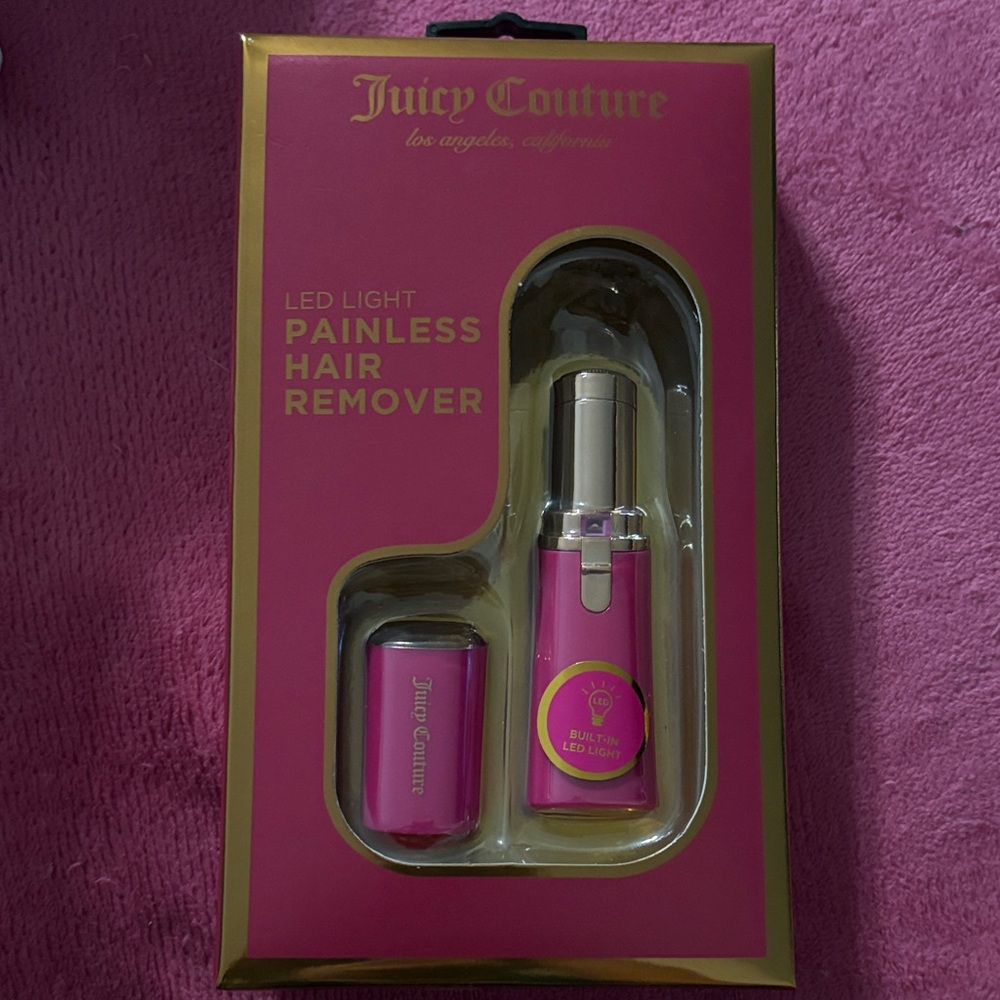Juicy Couture Pink Hair Remover with LED Light
